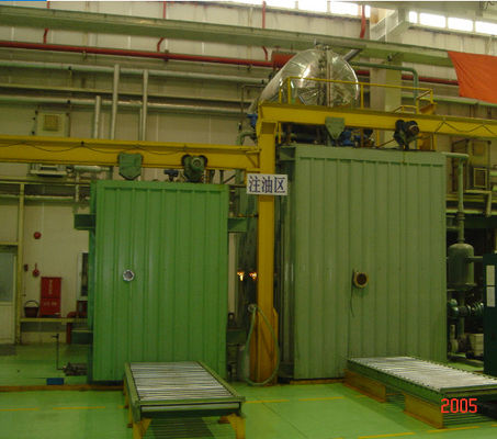 Impianto di riempimento dell'olio per trasformatori a 300 kV con processo a vuoto