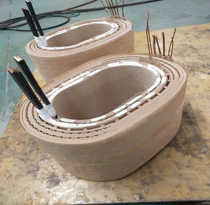 Macchina di avvolgimento a bobina del trasformatore completamente automatica ad alta pressione con DMD