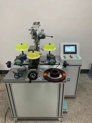 Macchine per avvolgimento primario a tensione di trasformatore con display touch per la produzione di trasformatori